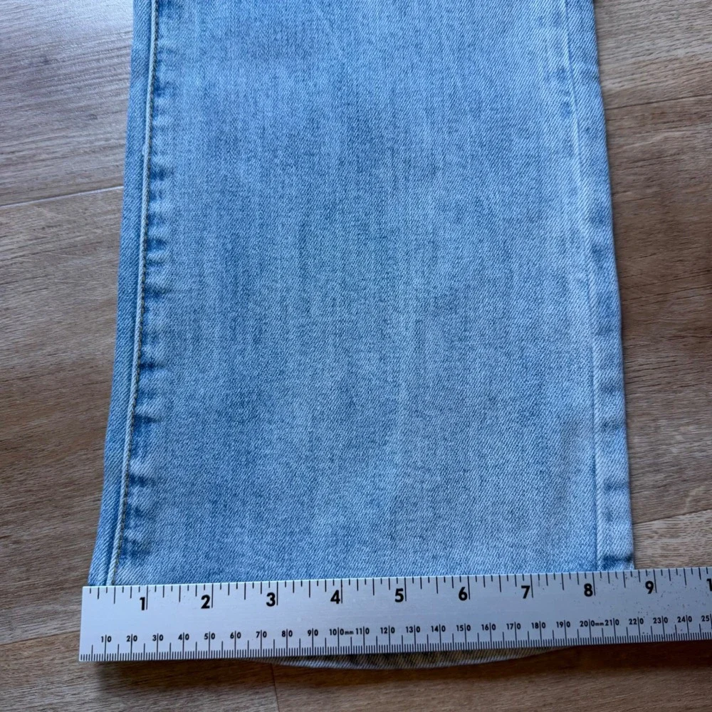 Diesel Classic Bootcut Jeans Mens 36x32 Light Wash Blue Stretch Denim Button Fly
